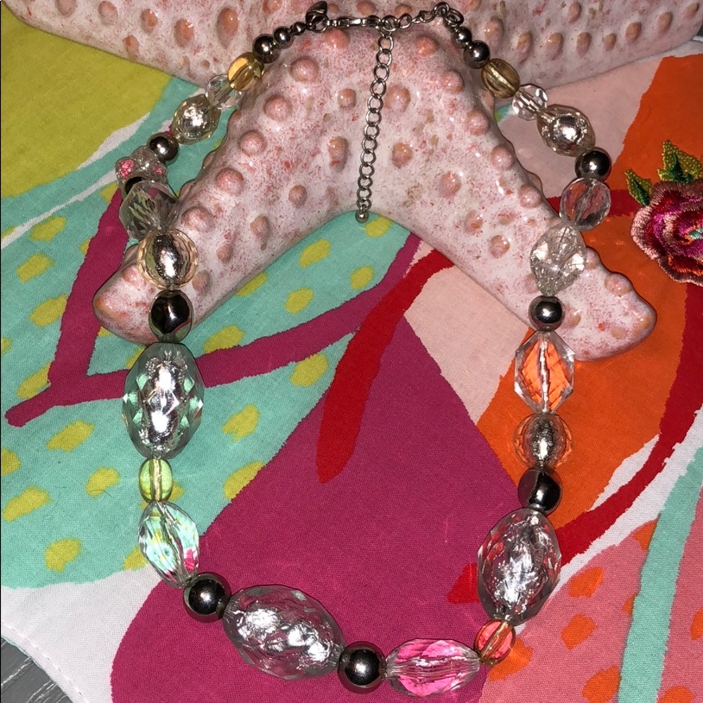 Crystal ice necklace